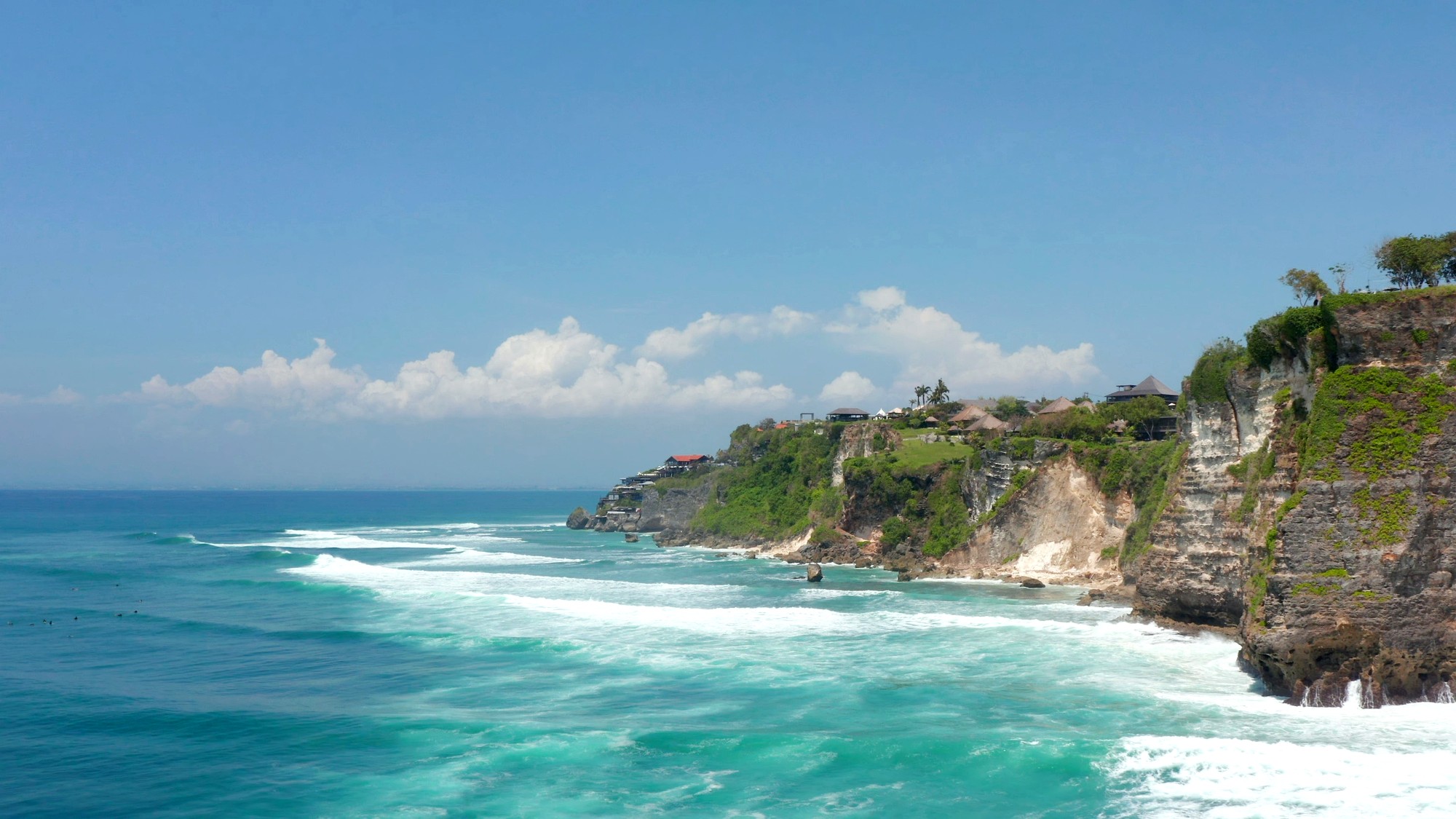 Ananta Villas — aerial view across Desa Kutuh, Nusa Dua